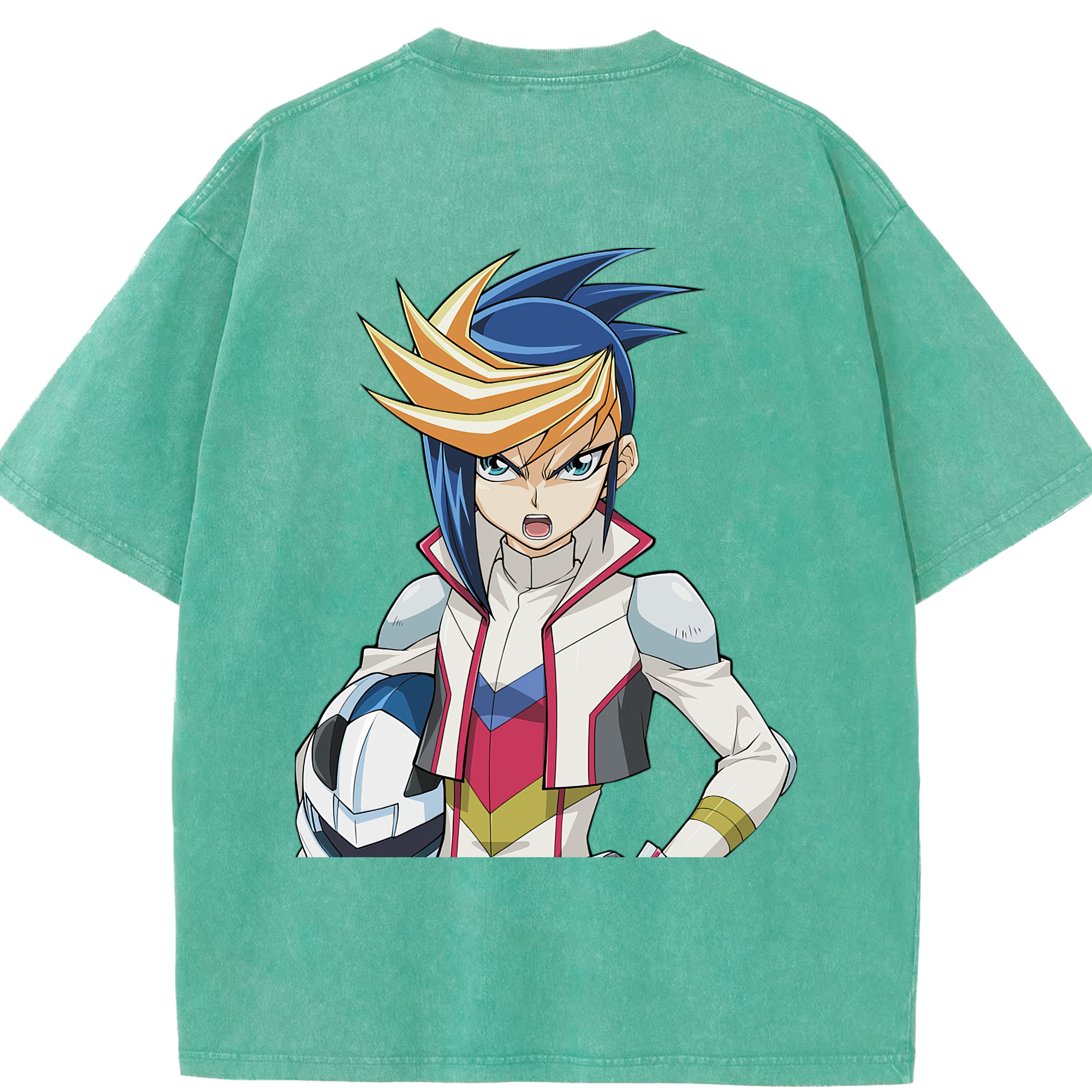（画像用） 遊☆戯☆王 Yu-Gi-Oh! 綿100% ヴィンテージ風 半袖Tシャツ（背面プリント）